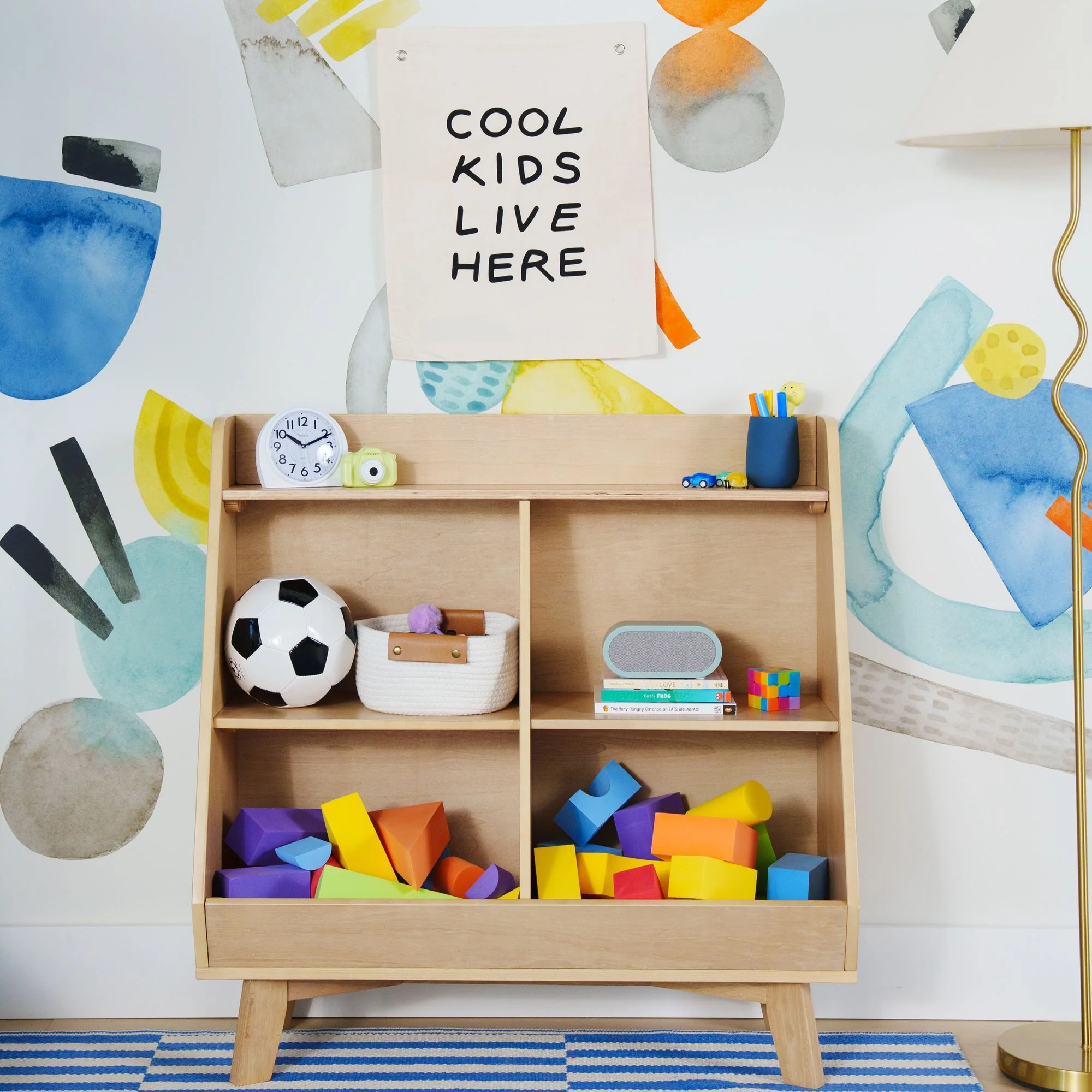 Mej Mej Abstract Shapes Kit Peel and Stick Wall Decals, Bright, Large - Image 3