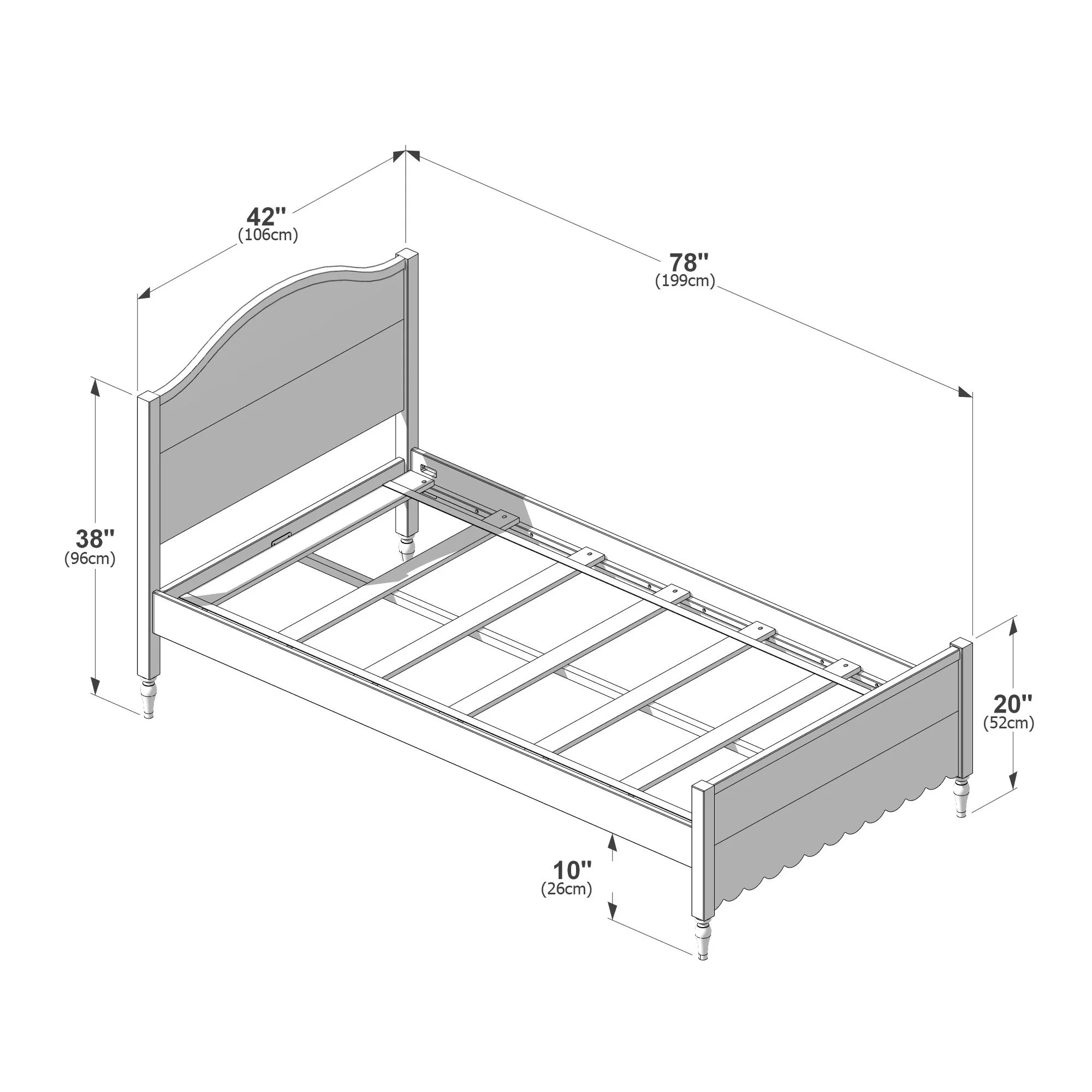Charlotte Twin Beds With 4-Drawer Dresser - Image 17