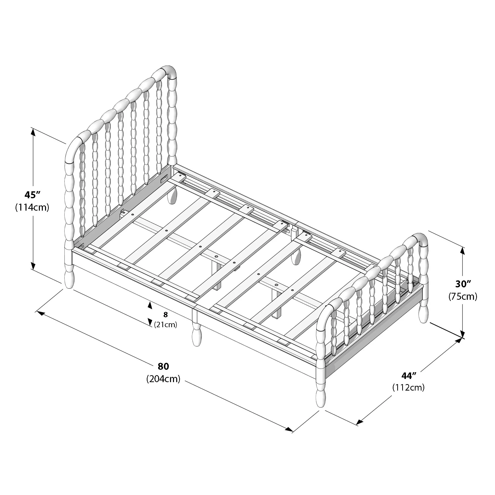 Jenny Twin Beds With 4-Drawer Dresser - Image 15