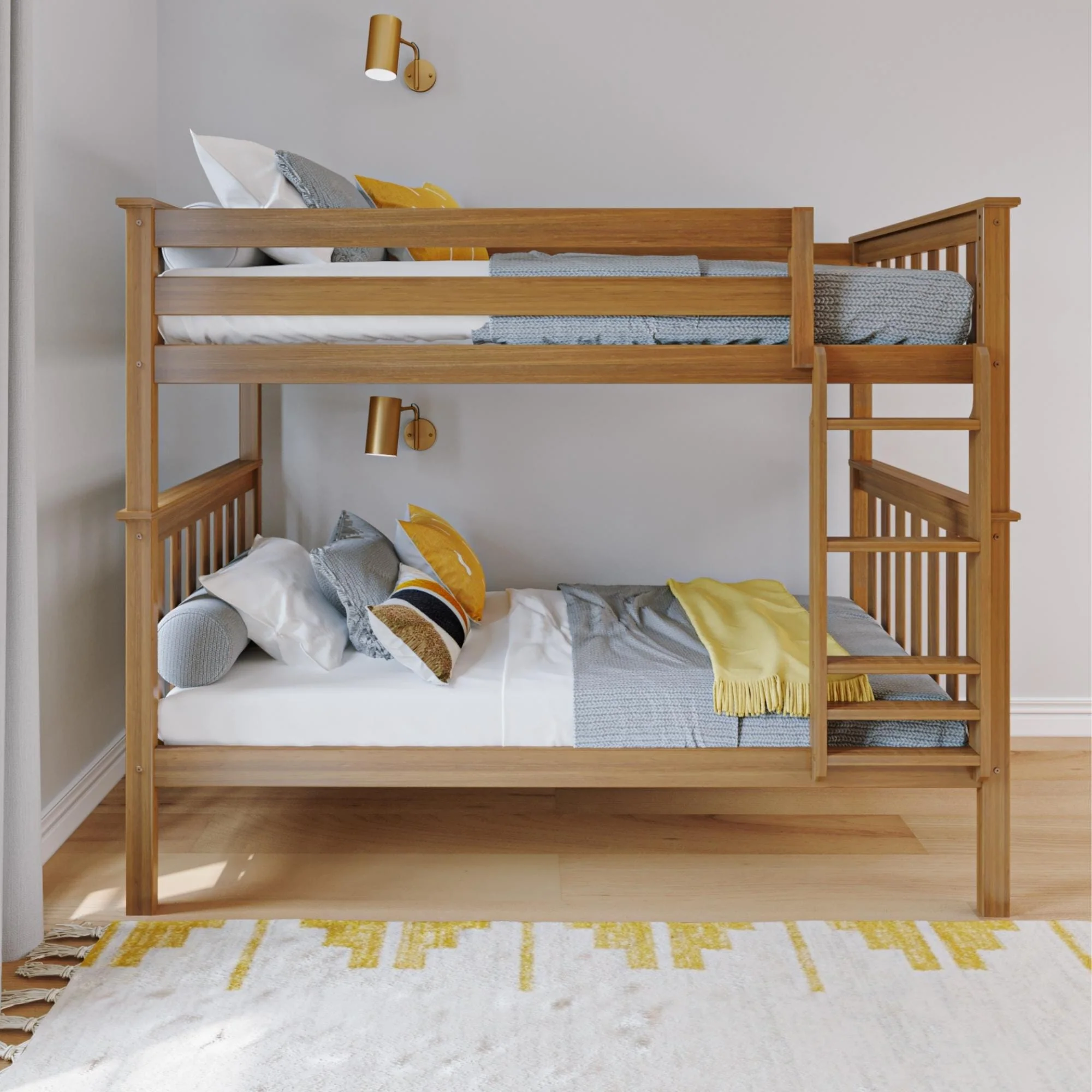 Twin Over Twin Bunk Bed - Image 9