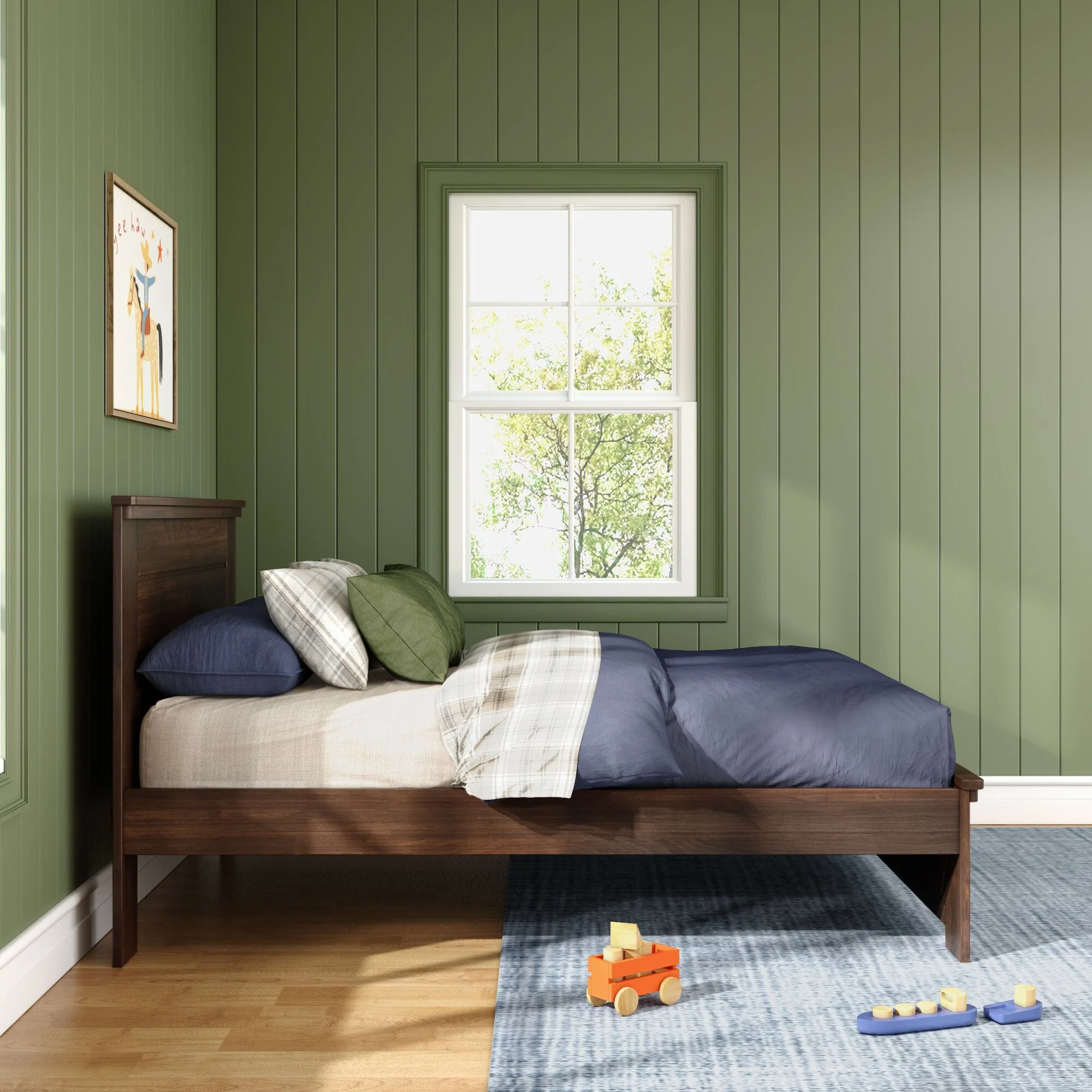 Modern Farmhouse Full Panel Bed - Image 19