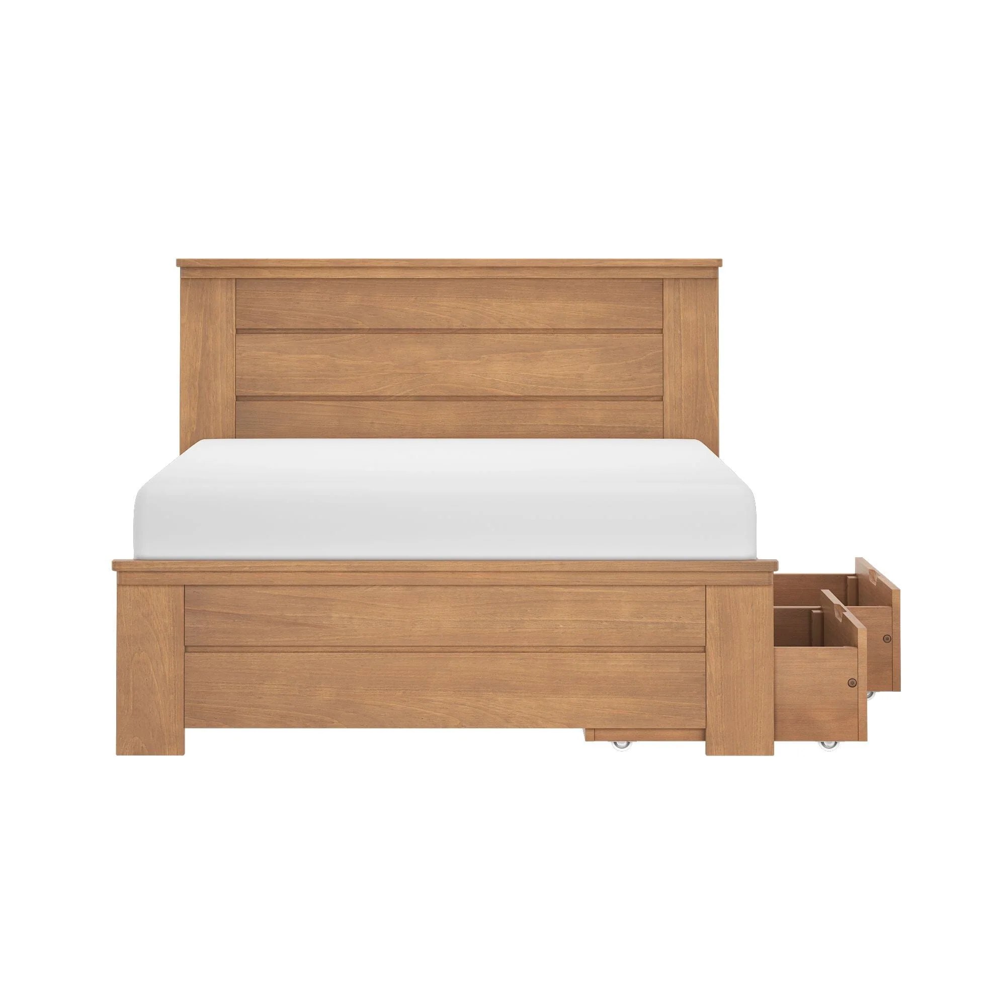 Modern Farmhouse Full Panel Bed With Storage Drawers - Image 10