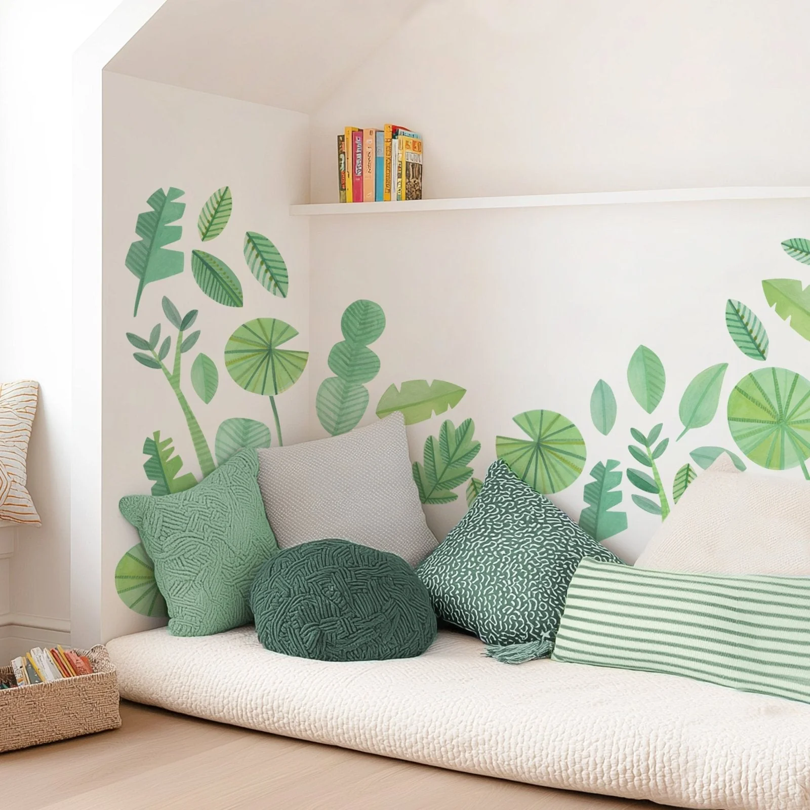 Mej Mej Modern Jungle Foliage Kit Peel and Stick Wall Decals - Image 3