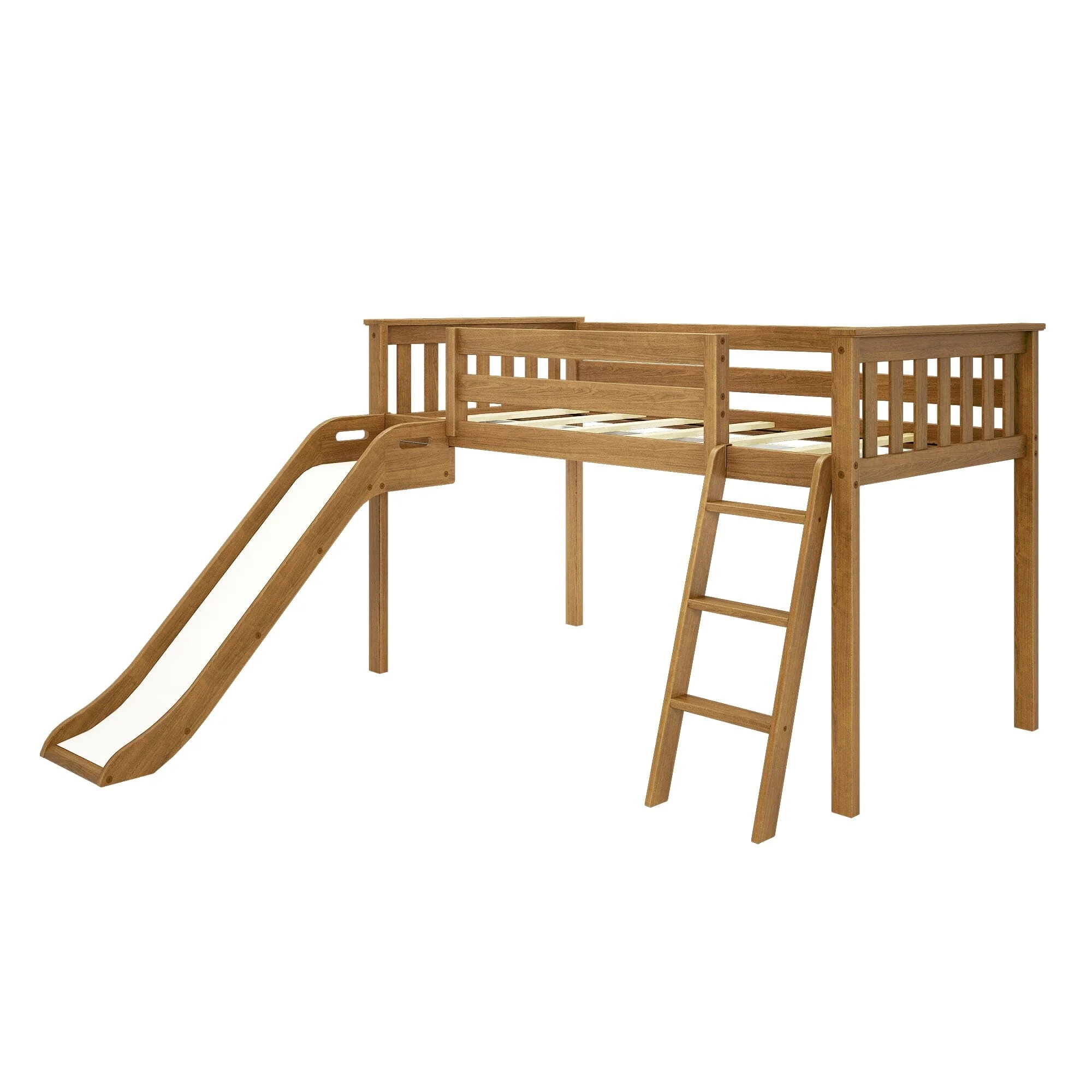 Twin Low Loft Bed With Slide - Image 9